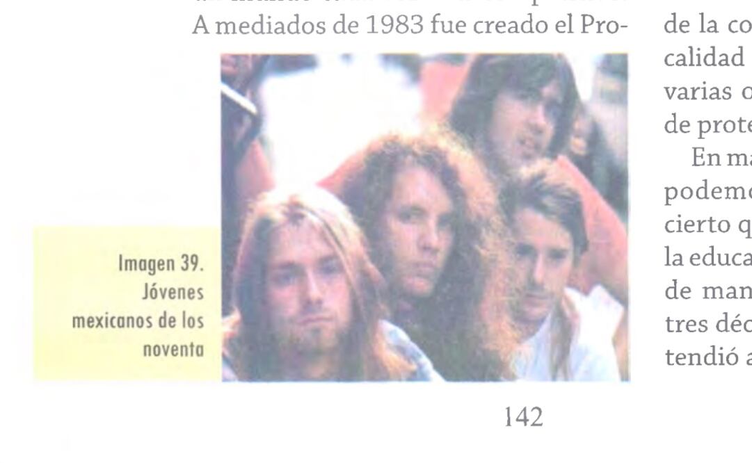 Captura de pantalla del libro digital "Historia de México II"