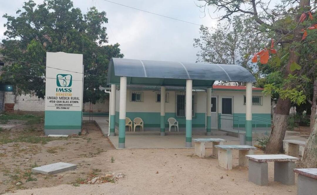 Desde hace una semana, permanece cerrada la unidad médica del IMSS Bienestar en San Blas Atempa, Oaxaca (27/02/2025). Foto: Especial