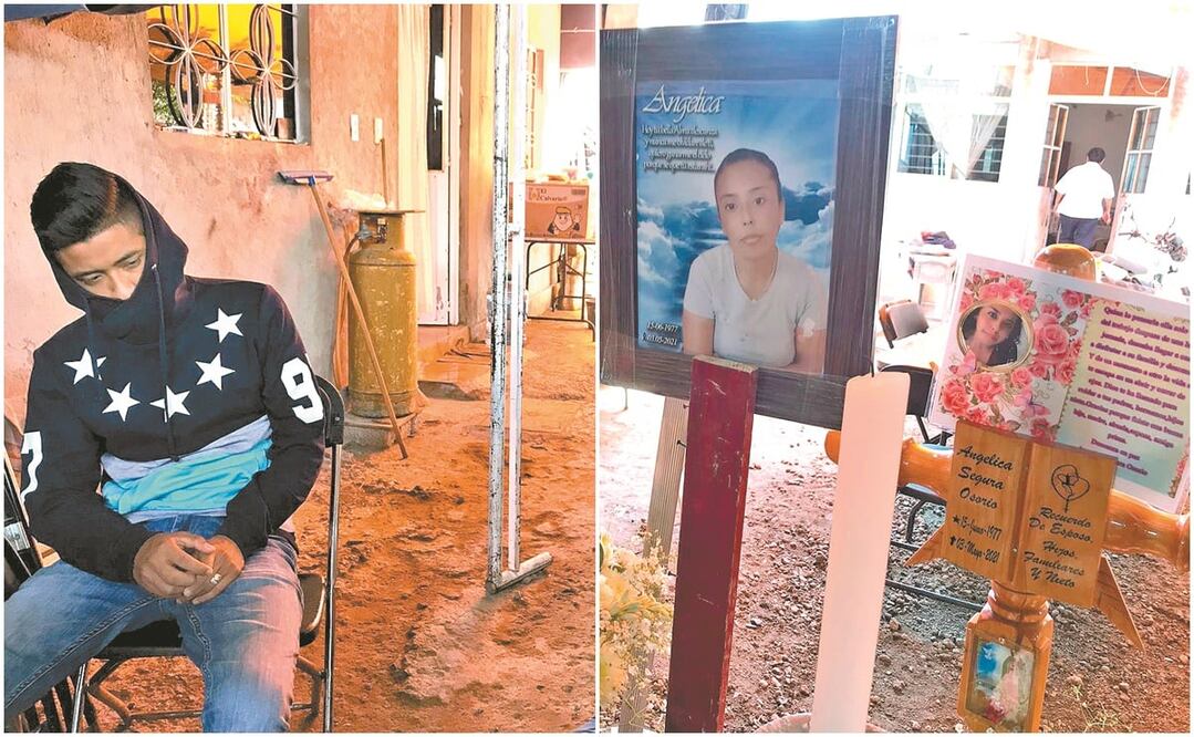 Angélica Segura fue velada en el patio de su casa, en la colonia San Miguel Xico 3, Valle de Chalco. Fernando cuenta que su mamá había pedido permiso en la zapatería en la que trabajaba para hacerle una comida y celebrar sus 18 años. Foto:EMILIO FERNÁNDEZ