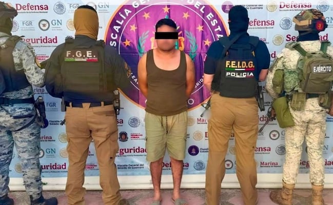 Cae Mario "N", integrante de "Los Ardillos"; privó de la libertad a funcionarios de la fiscalía de Guerrero