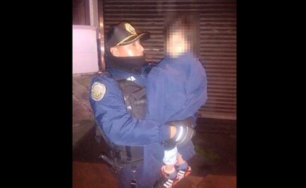Rescatan a niño de 3 años en Álvaro Obregón