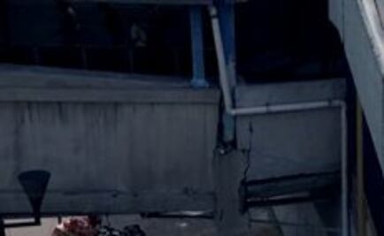 Grietas y otras afectaciones en la estación del Metro Pantitlán