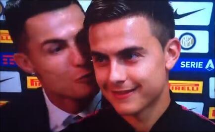El beso coqueto de Cristiano Ronaldo