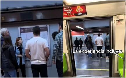Extranjeros realizan recorrido guiado en Metro de CDMX; usuarios acusan gentrificación
