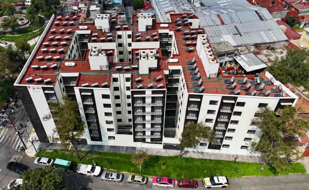 La obra se hizo en un predio de mil 717 metros cuadrados, y se construyó una superficie de 8 mil 415 metros cuadrados. Foto: Especial