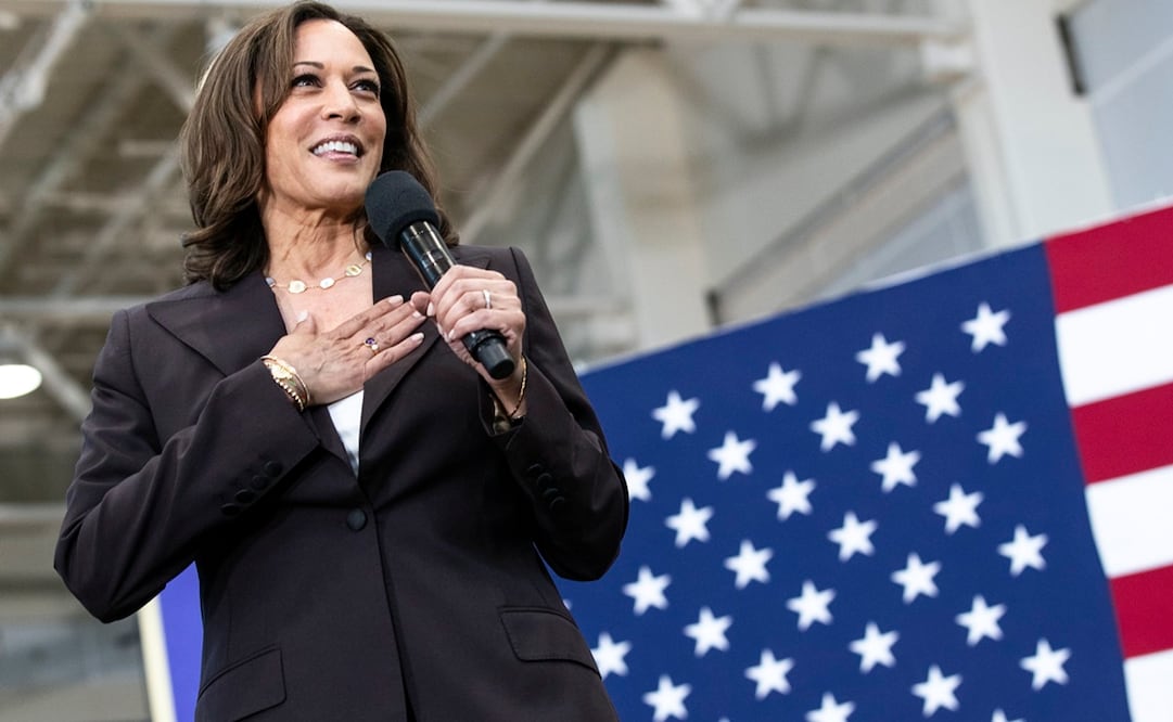 La vicepresidenta Kamala Harris podría escribir una nueva página en la historia de Estados Unidos, de ser candidata a la presidencia. Foto: EFE/Archivo
