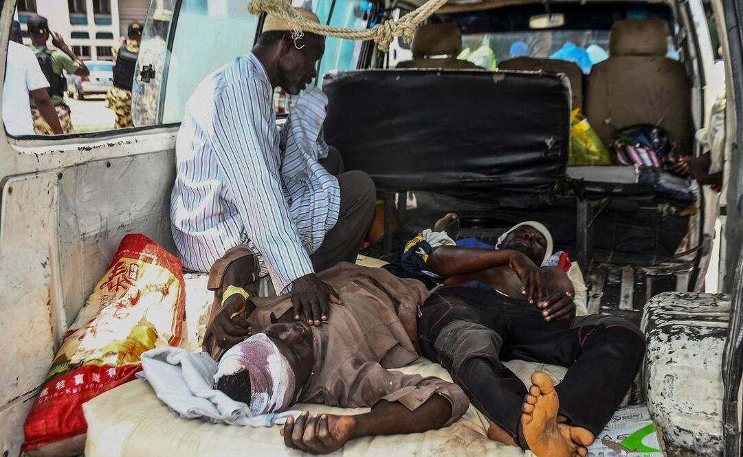 Al menos 18 personas murieron y 19 resultaron gravemente heridas en ataques suicidas contra una boda, un hospital y un funeral en el noreste de Nigeria. Foto: AFP