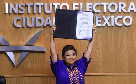 Clara Brugada recibe constancia de mayoría como candidata ganadora en la Ciudad de México