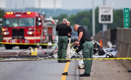 Cae avioneta en autopista de Atlanta; mueren 4 personas