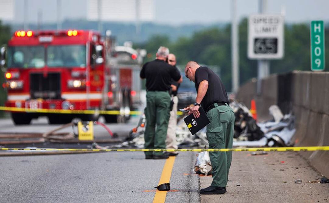 La avioneta era un modelo Piper PA-32 que salió del aeropuerto DeKalb Peachtree (Foto: AP)