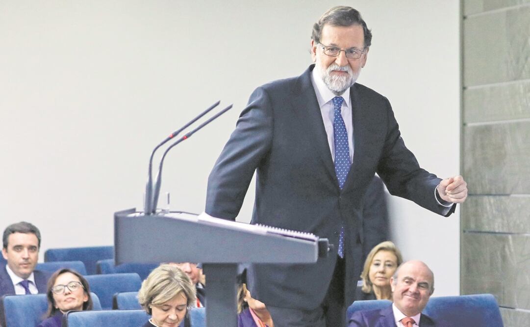 Desestima propuesta. Mariano Rajoy dijo que sólo dialogará con quien el Parlamento autonómico catalán elija como presidente. (OSCAR DEL POZO. AFP)