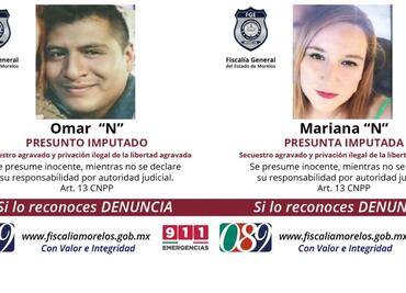 Buscan a pareja investigada por asesinato de dos mujeres en Morelos