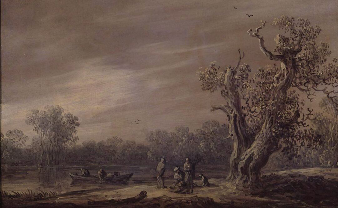 'Vissers aan de oevers van een plas' de Jan van Goyen. Foto: EFE