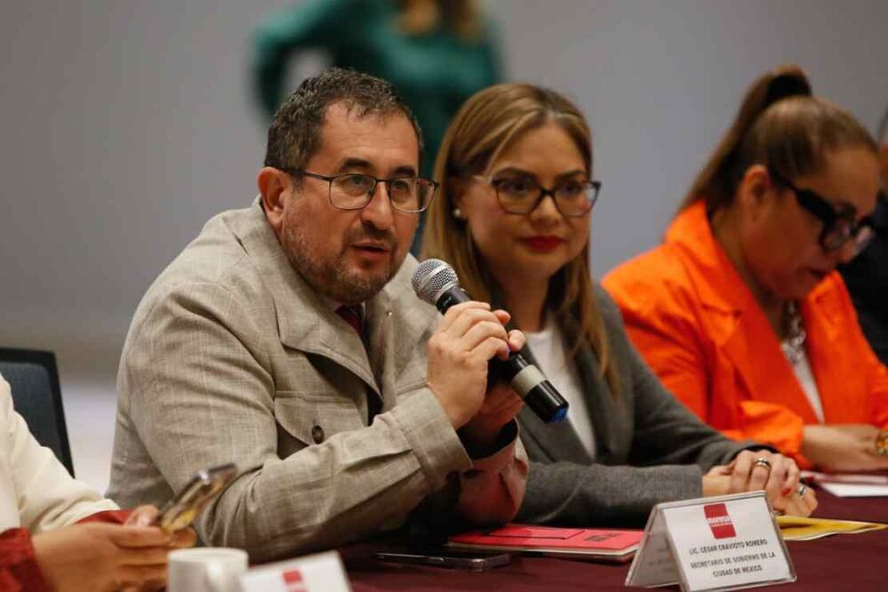 César Cravioto, secretario de Gobierno de la CDMX, se desmarca d elas declaraciones de Eduardo Cervantes, expresidente de Morena en CDMX sobre perder alcaldías rumbo a 2027. [Foto: Especial]