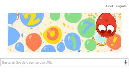 Google recibe el Año Nuevo con doodle interactivo