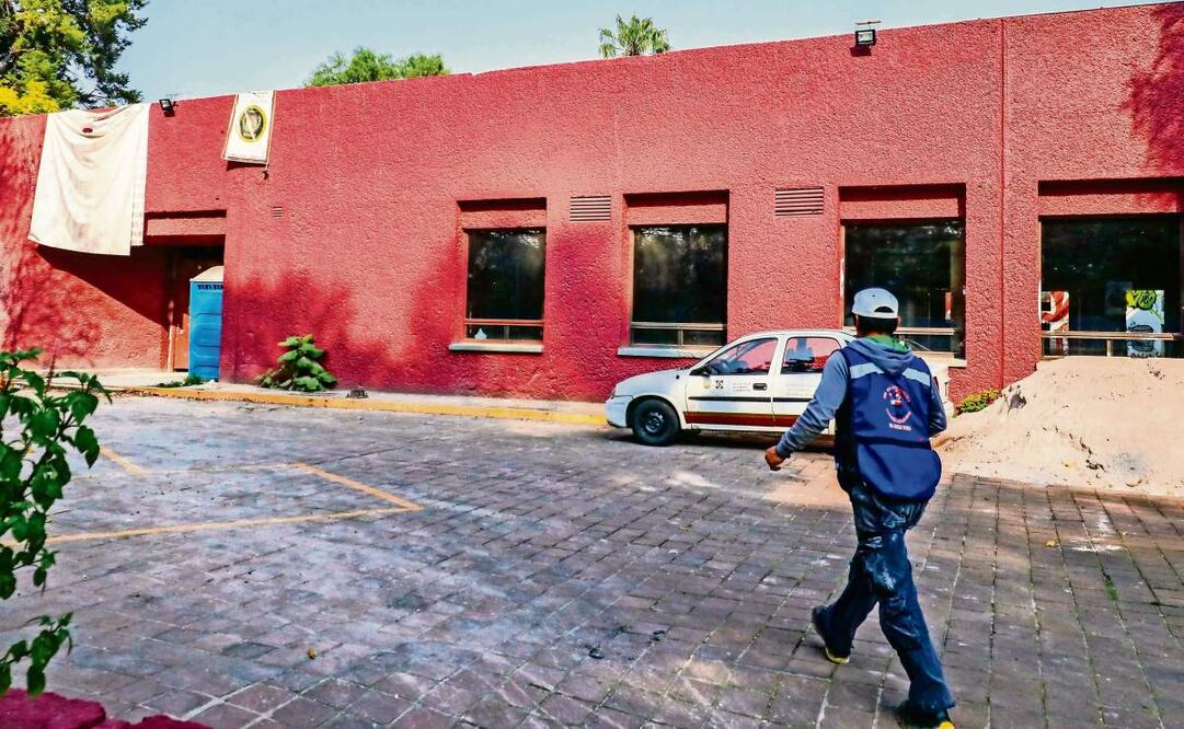 Aspectos de la zona donde se construye la Utopía de Coyoacán. Aquí el proyecto está a cargo de Mije Arquitectos y Asociados, S.A. de C.V., por un monto de 4 millones 485 mil 418 pesos. Foto: Archivo | El Universal (16/01/2025)