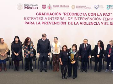 Clara Brugada destaca labor de talleres del programa "Reconecta con la Paz"; participan mil 300 jóvenes que cometieron un delito menor