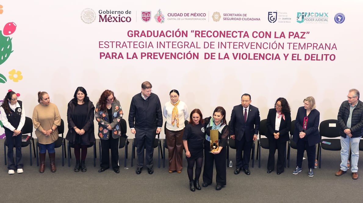 La jefa de Gobierno, Clara Brugada informó que mil 300 jóvenes que cometieron un delito menor participaron en talleres del programa "Reconecta con La Paz". (Foto: especial)