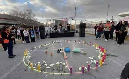 “Ni perdón ni olvido”; realizan vigilia en Ciudad Juárez para recordar a 40 víctimas de incendio en estación migratoria