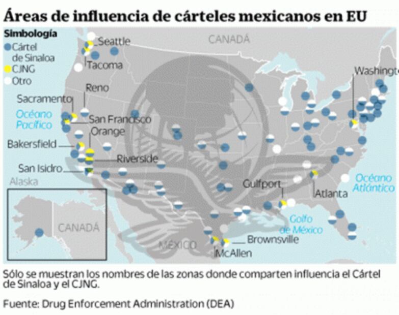 DEA: en un año CJNG creció como ningún otro