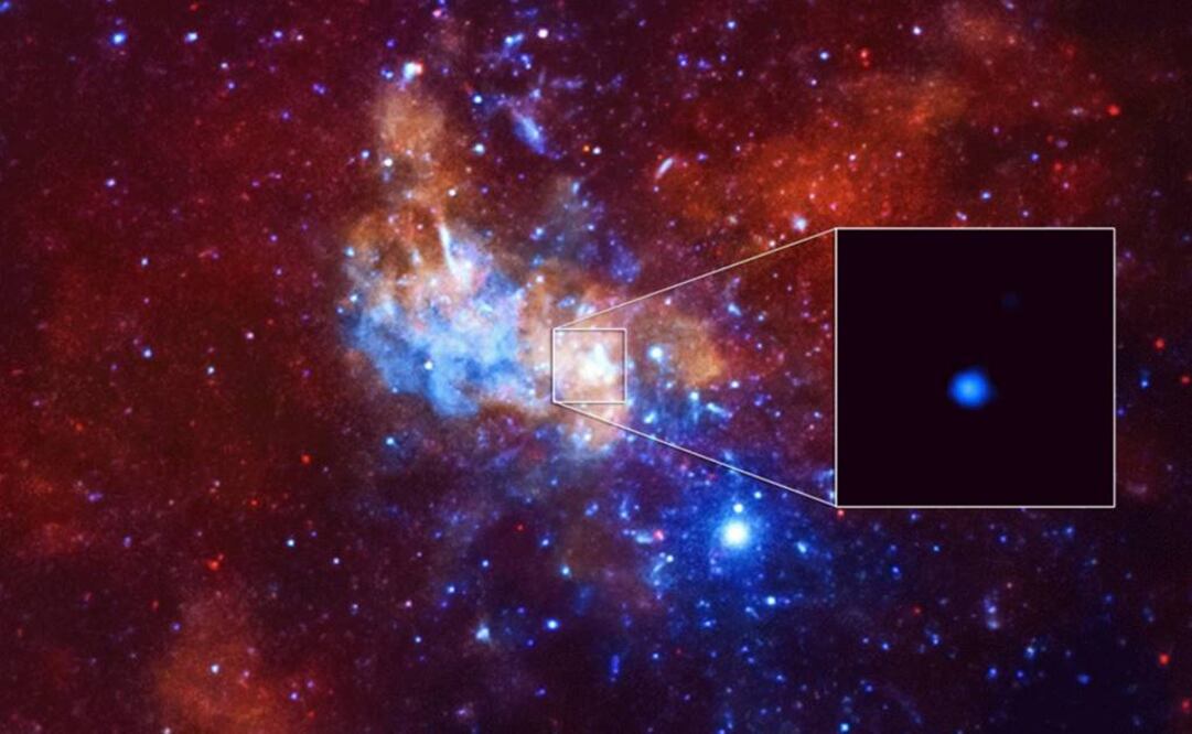 Agujeros negros supermasivos en centro de galaxias son como motores cósmicos y se cree que están alimentados esos campos magnéticos. Foto: NASA