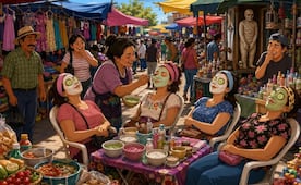 VIDEO: Del skincare callejero a la venta de momias, estas son las “joyitas” de los tianguis
