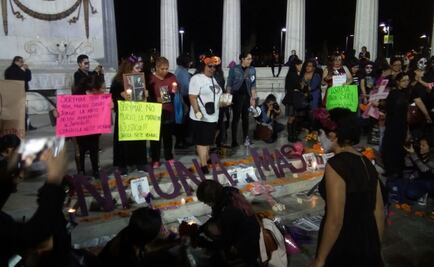Marchan contra feminicidios en el Centro Histórico