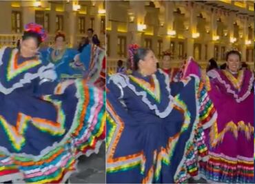 VIDEO: Bailarinas mexicanas 'invaden' la Copa del Mundo con vestimenta tradicional