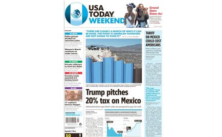 Diario "Usa Today" cambia su logo por la bandera de México
