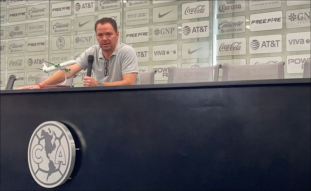 Santiago Baños aseguró que el liderato del América “no sirve de nada” si no se obtiene el título / FOTO: Miguel Flores