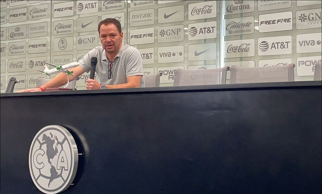 Santiago Baños aseguró que el liderato del América “no sirve de nada” si no se obtiene el título / FOTO: Miguel Flores