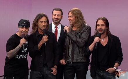 Maná aparece en el show de Jimmy Kimmel