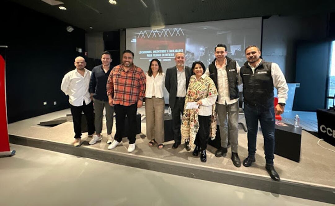 La secretaria de Turismo del estado, Elizabeth Quintanar Gómez, expuso que Hidalgo es una ventana de oportunidades para filmar y producir. Foto: Especial