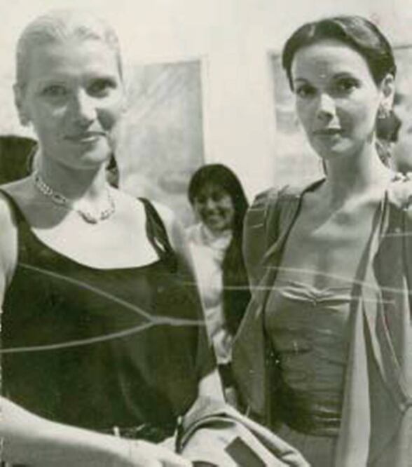 Viviana Corcuera y la princesa austriaca Katalin Zu Windisch-Graetz (ARCHIVO. EL UNIVERSAL)