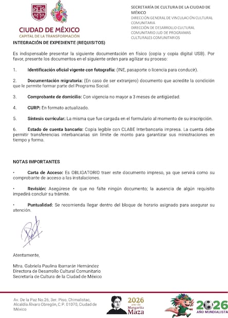 Carta falsa. Foto: Especial
