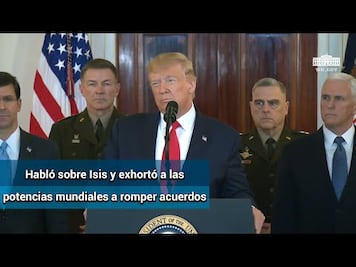 Trump pide a países que rompan tratado nuclear con Irán para renegociar otro