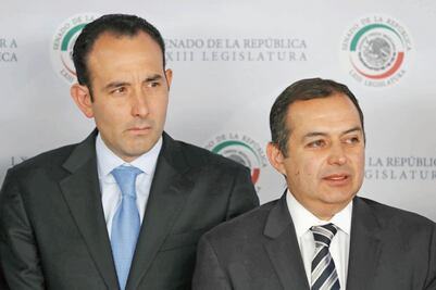 Senadores del PAN critican guerra de Anaya contra PRI