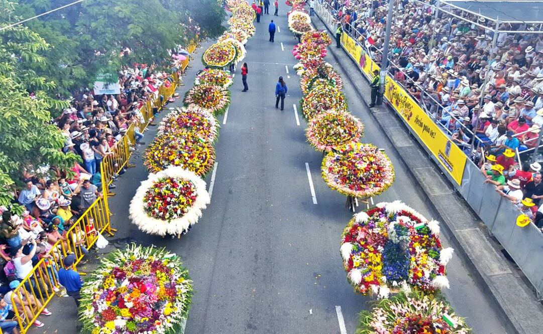 Más de 500 mil personas acudieron el domingo 7 de agosto al Desfile de Silleteros en Medellín, Colombia
