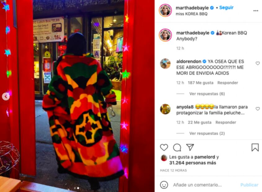 Esto vale el costoso abrigo que Martha Debayle presumió en Instagram 