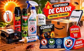 Adiós a las cucarachas; los productos más vendidos de Amazon México para combatirlas durante el calor