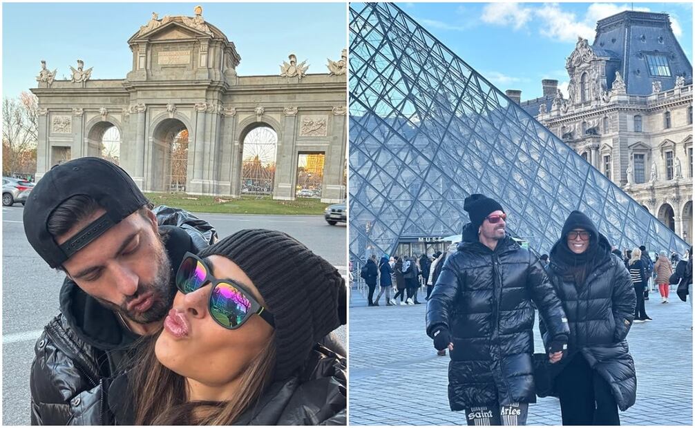 Galilea Montijo y su novio Isaac Moreno presumen fotos en Europa y la consolidación de su amor.