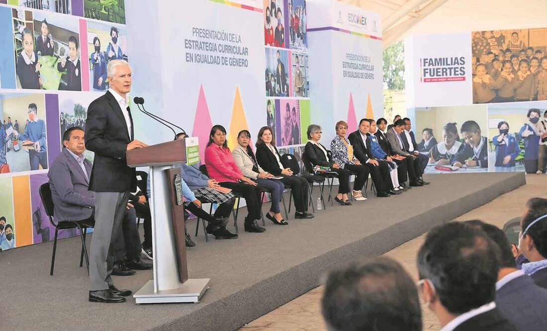El gobernador Alfredo del Mazo ha impulsado acciones en contra de la violencia de género. Foto: Archivo EL UNIVERSAL