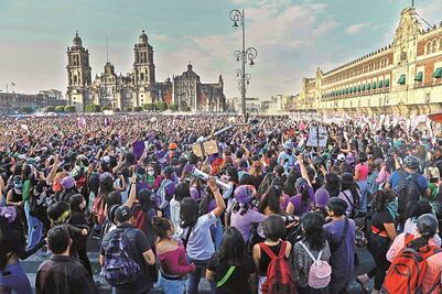 "No nos dejamos amedrentar por mentiras de Martí Batres", dicen mujeres del PAN por marcha 8M