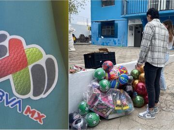 Jugador de la Liga MX regala juguetes a niños en víspera de Navidad