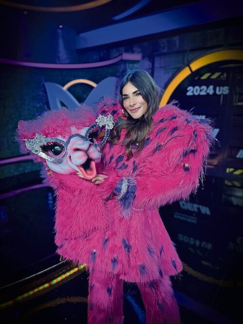 La actriz permaneció oculta en el personaje de Llama. Foto: Televisa