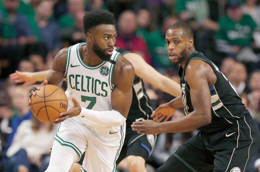Jaylen Brown fue el héroe de Boston, con 30 puntos y cinco rebotes (CJ GUNTHER. EFE)
