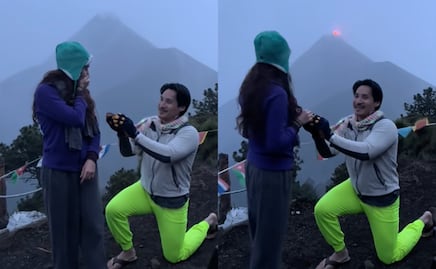 ¡Amor explosivo! Volcán entra en erupción durante propuesta de matrimonio; video se vuelve viral