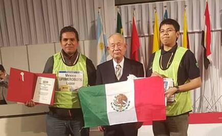 Logran politécnicos 3° lugar en concurso japonés de robótica