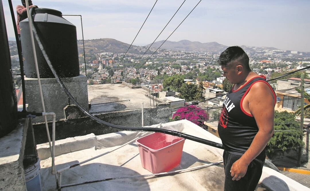 El desabasto de agua perjudica especialmente a la zona norte y centro del municipio. Foto: Carlos Mejía / EL UNIVERSAL