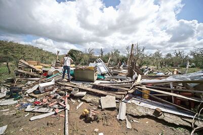 “El huracán no nos dejó nada”